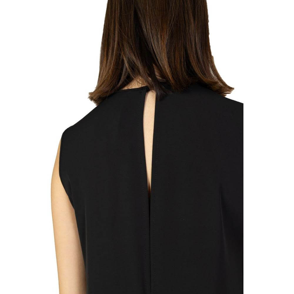 Sandro Ferrone Black Polyester Suits & Blazer
