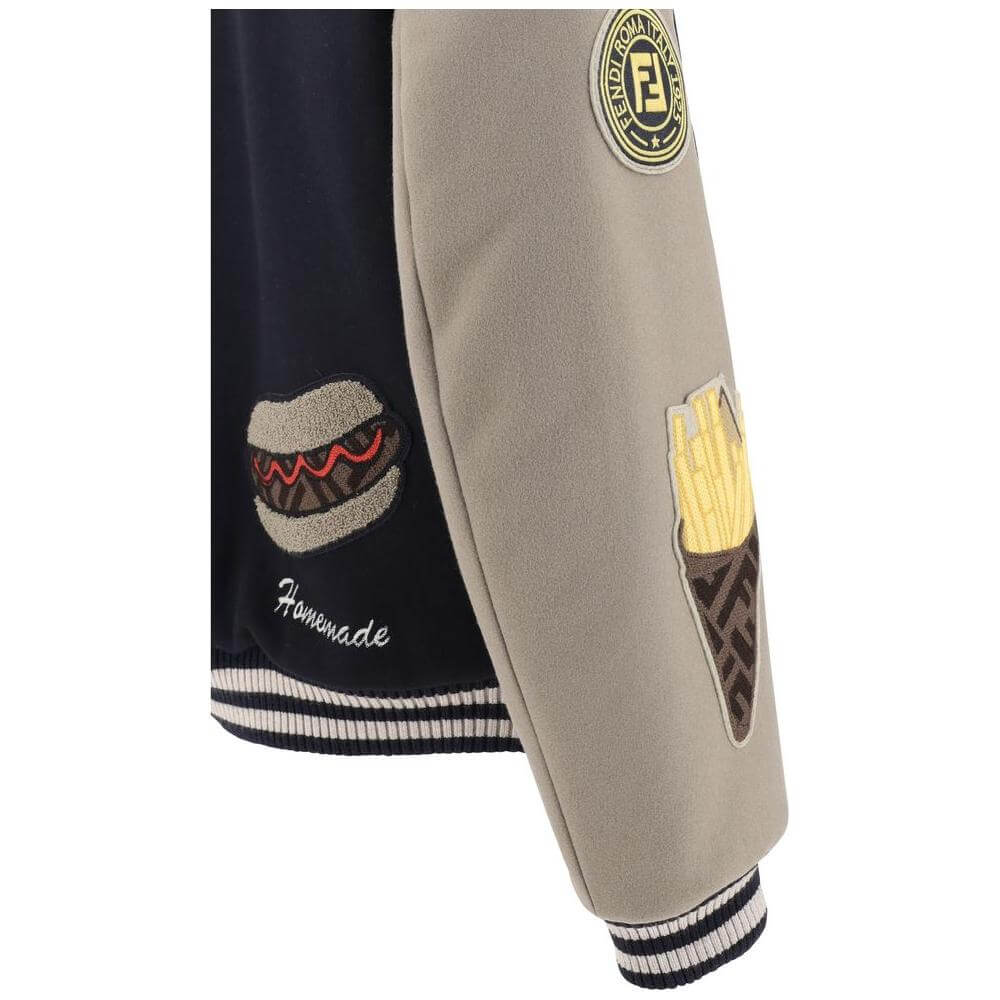 Fendi College-style Bomber Jacket