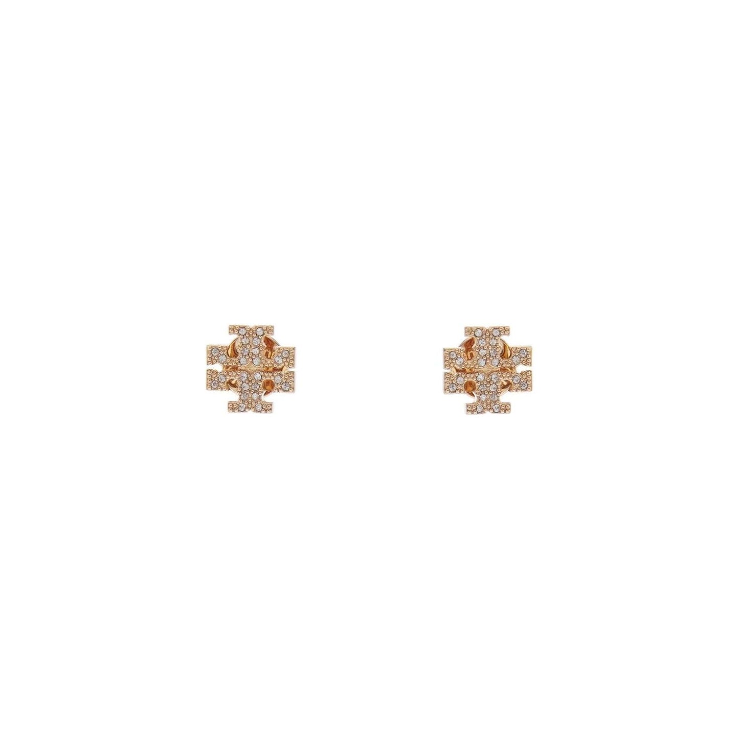 Tory Burch kira earrings with pavã© Jewellery Tory Burch Tan