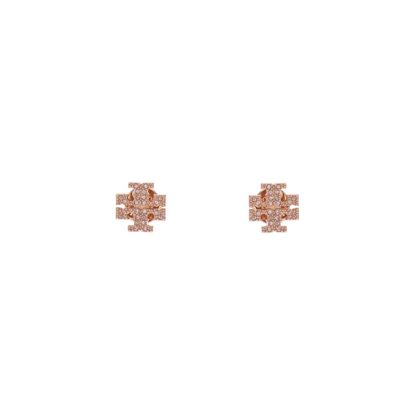 Tory Burch kira earrings with pavã© Jewellery Tory Burch Rosy Brown
