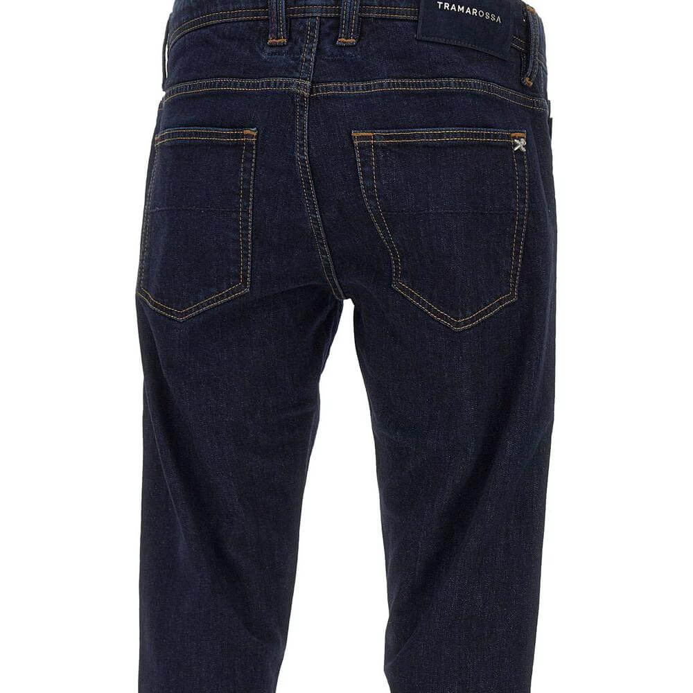 Tramarossa Blue Cotton Jeans & Pant