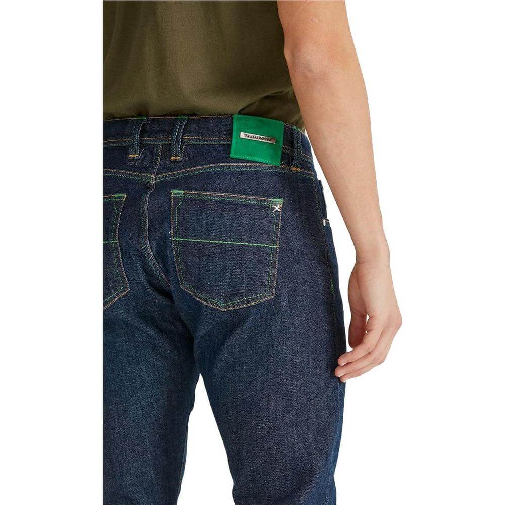 Tramarossa Blue Cotton Jeans & Pant