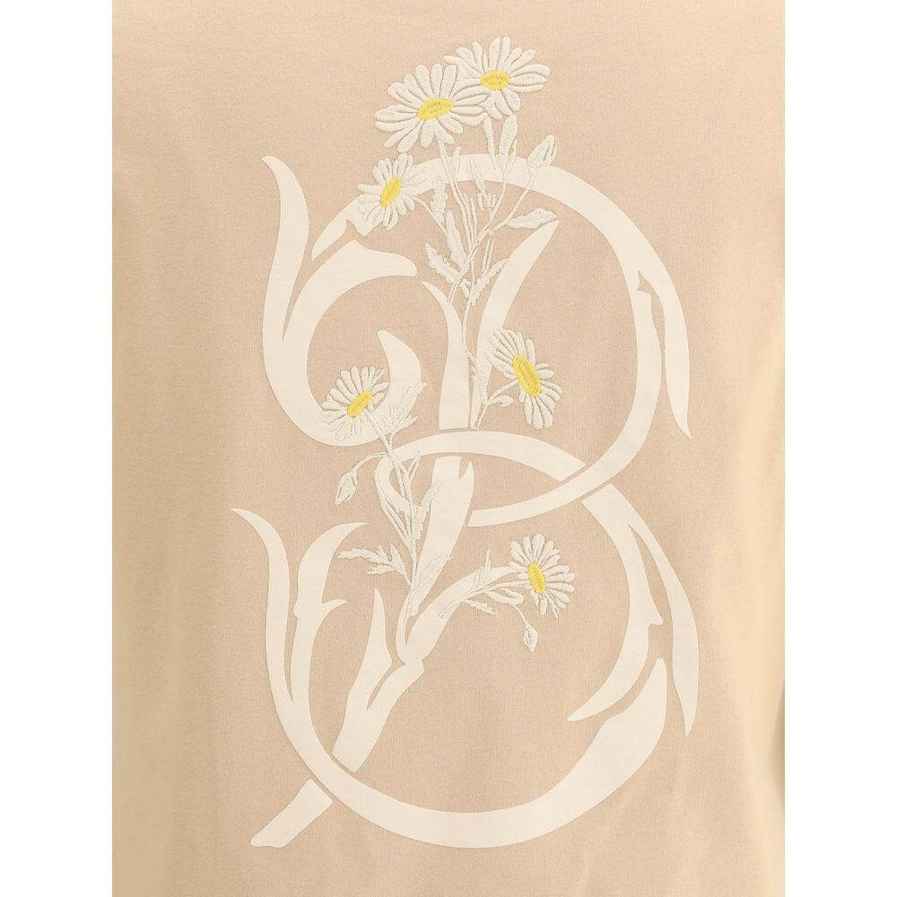 Burberry Floral logo T-shirt Burberry Wheat