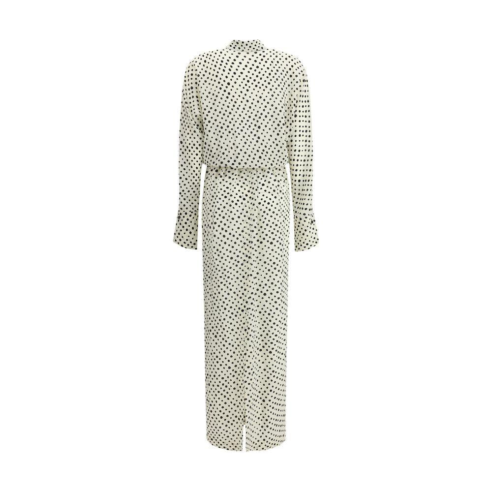 Petar Petrov Polka dot Dress Petar Petrov Light Gray