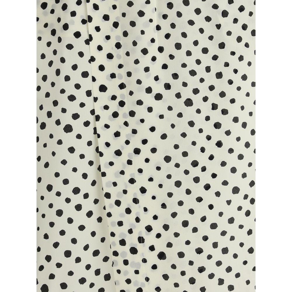 Petar Petrov Polka dot Dress Petar Petrov Light Gray