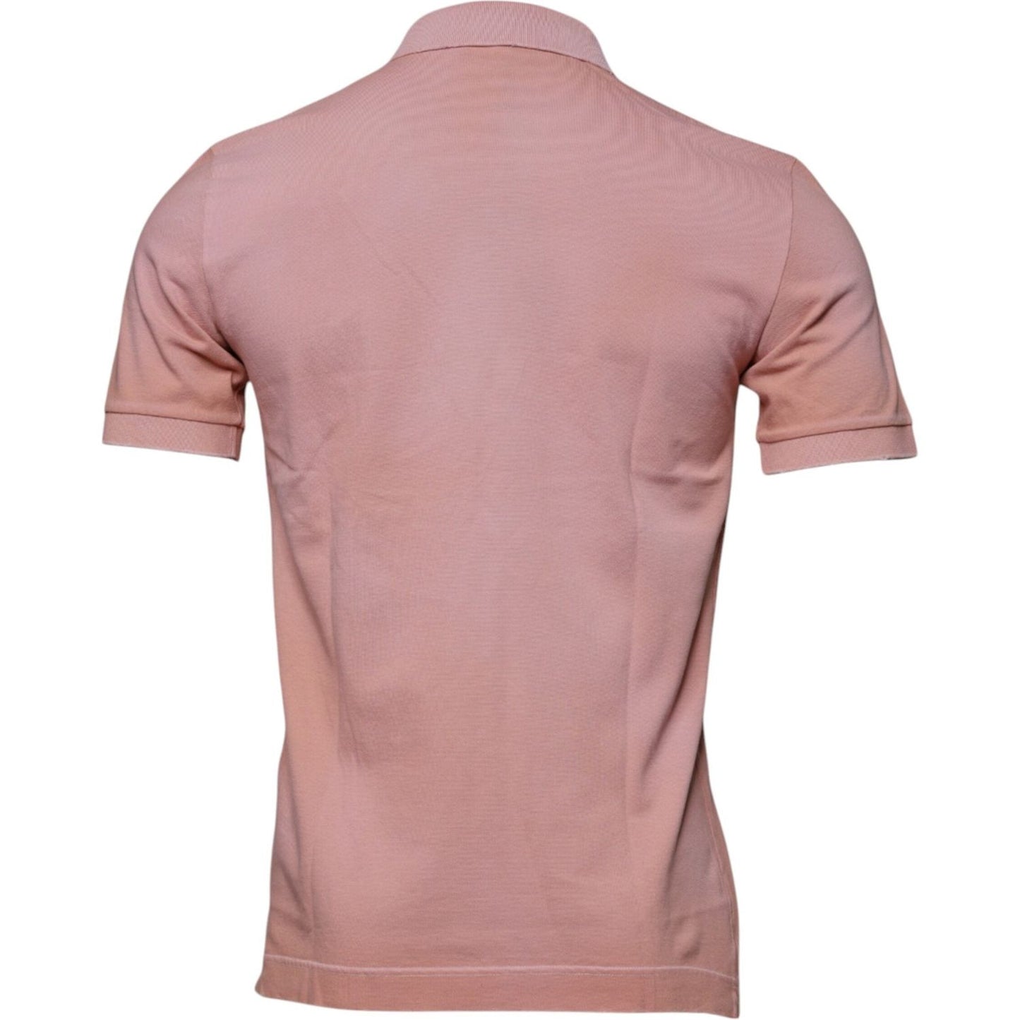 Dolce & Gabbana Pink Crown Collared Short Sleeve Polo T-shirt TSH87701-48