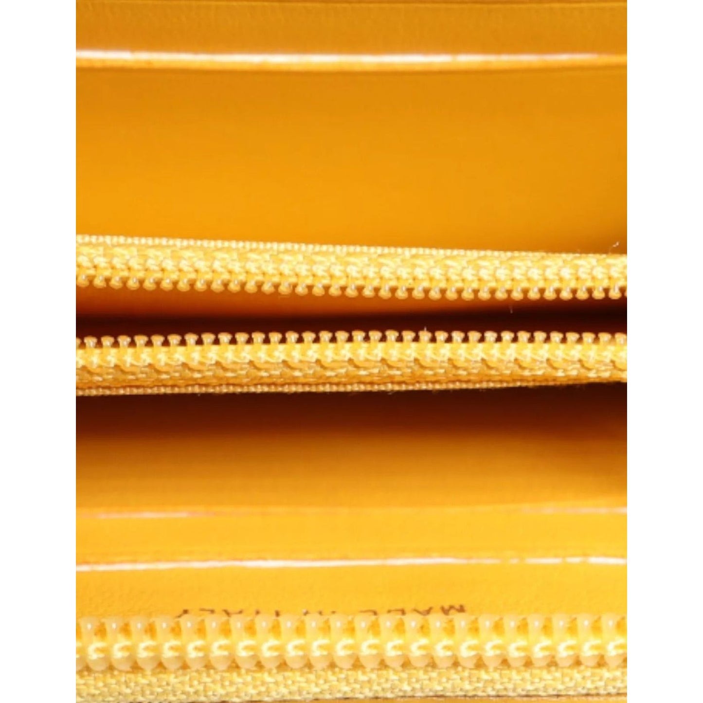 Chanel Yellow Quilted Leather CC Logo Continental Zip Wallet