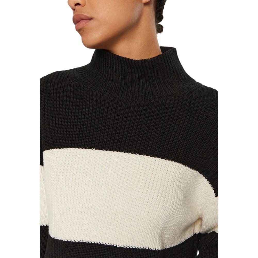 Calvin Klein Jeans Black And White Cotton Sweater Calvin Klein Jeans Gray