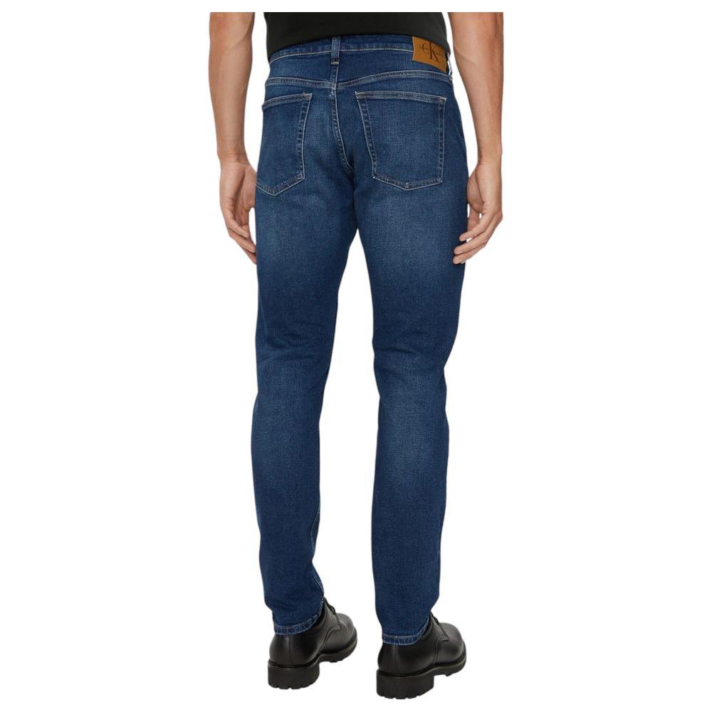 Calvin Klein Jeans Blue Cotton Jeans & Pant Calvin Klein Jeans Dark Slate Gray