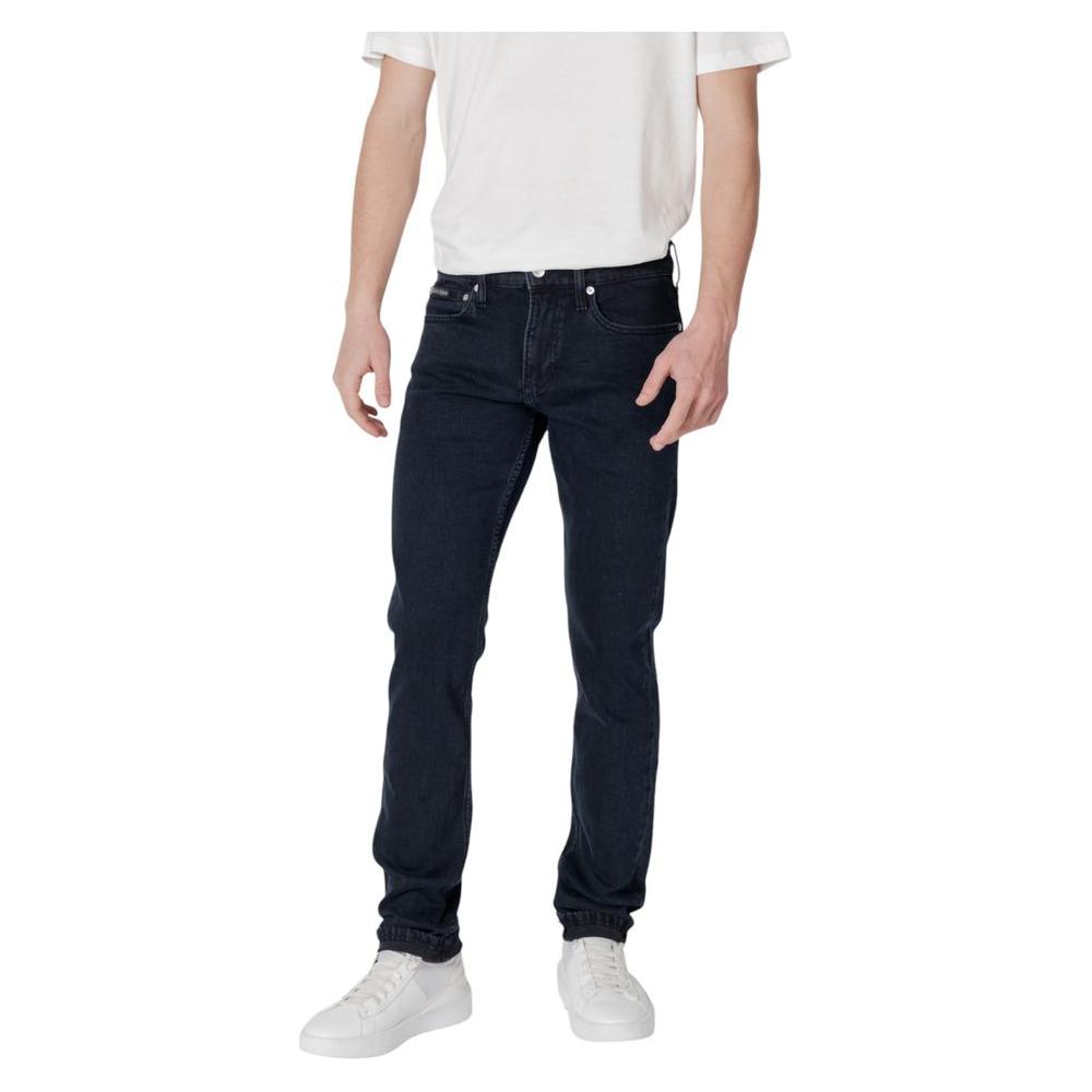 Calvin Klein Jeans Blue Cotton Jeans & Pant Calvin Klein Jeans Light Gray