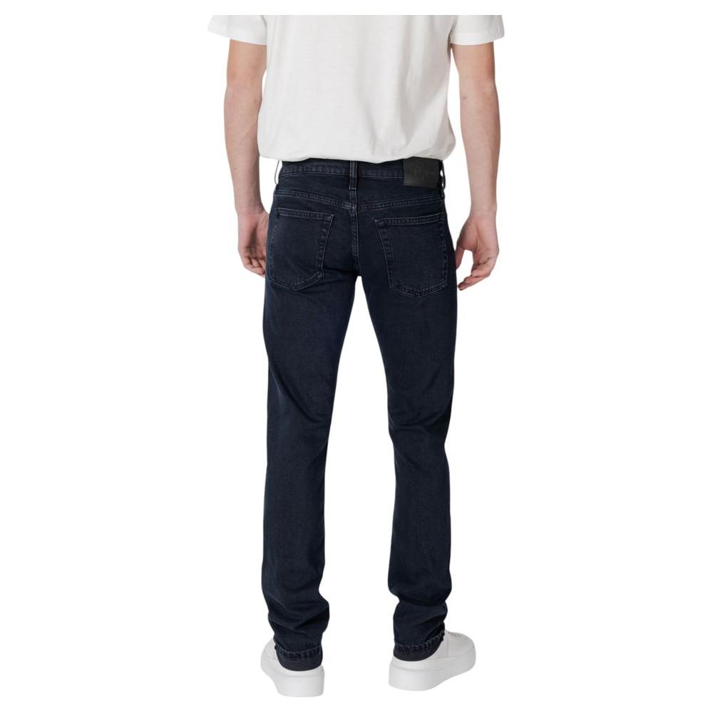 Calvin Klein Jeans Blue Cotton Jeans & Pant Calvin Klein Jeans Light Gray
