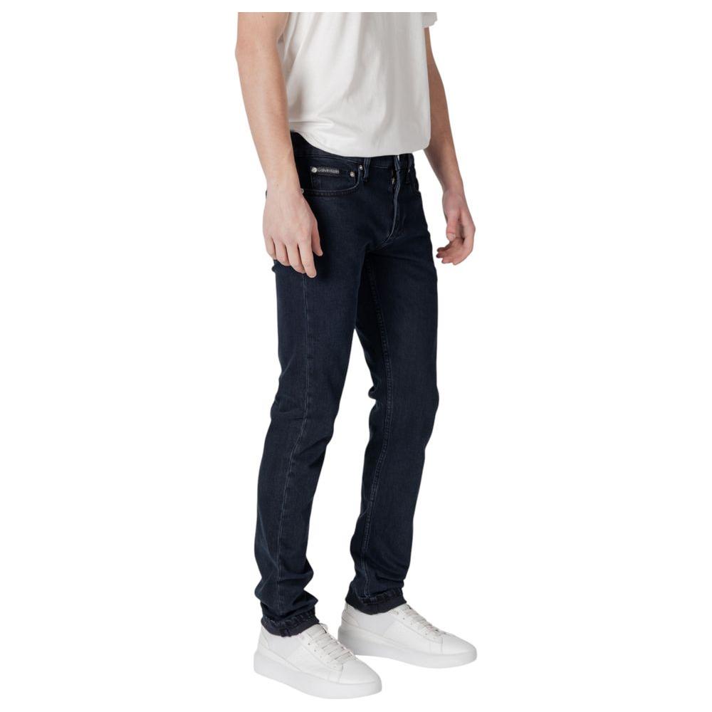 Calvin Klein Jeans Blue Cotton Jeans & Pant Calvin Klein Jeans Gray