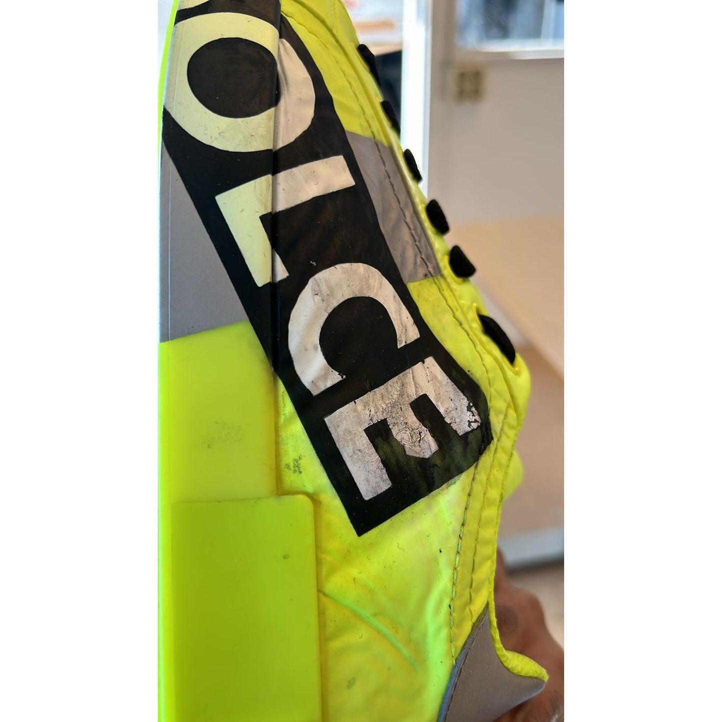 Dolce & Gabbana Neon Green Logo Tape Low Top Sneakers Shoes Dolce & Gabbana Dark Khaki