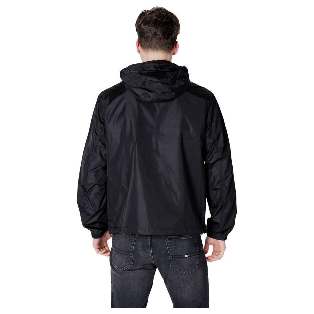 Armani Exchange Black Polyamide Jacket Armani Exchange Dark Slate Gray