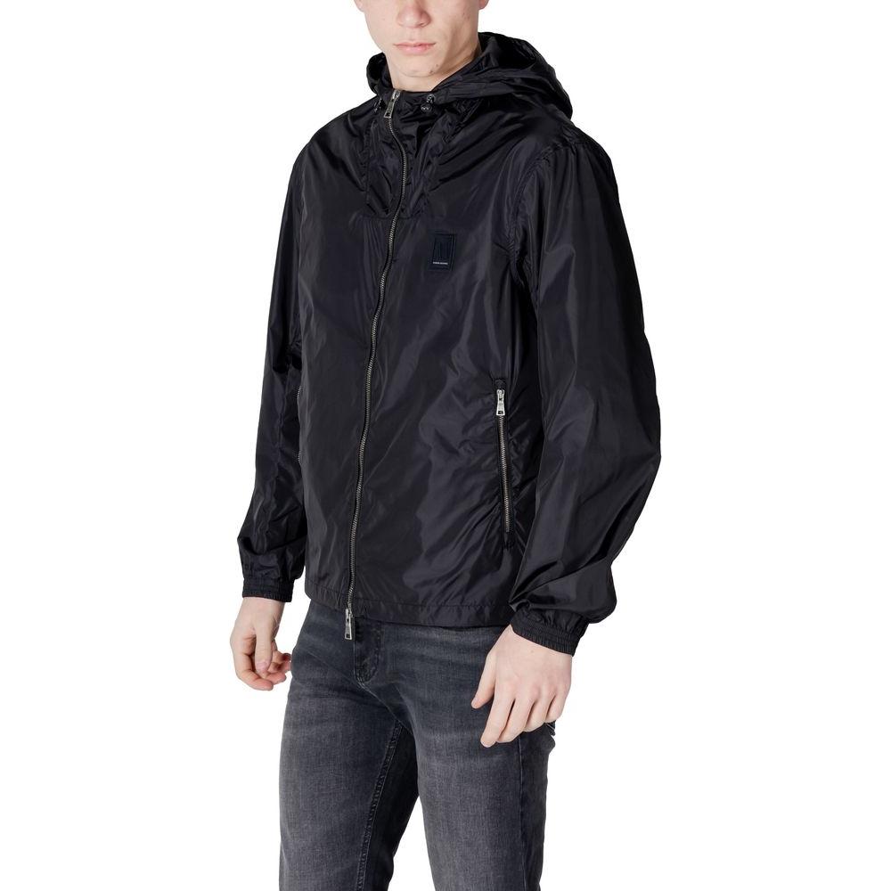 Armani Exchange Black Polyamide Jacket Armani Exchange Dark Slate Gray