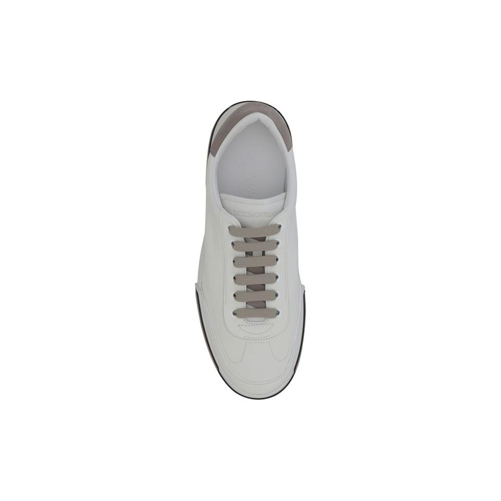 Dolce & Gabbana Leather Sneakers Dolce & Gabbana Dark Gray