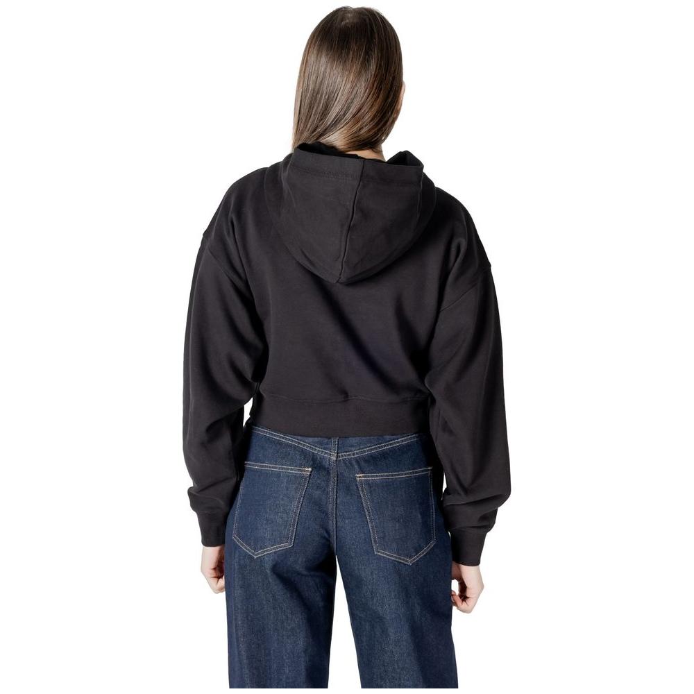 Calvin Klein Jeans Black Cotton Sweater Calvin Klein Jeans Dark Slate Gray