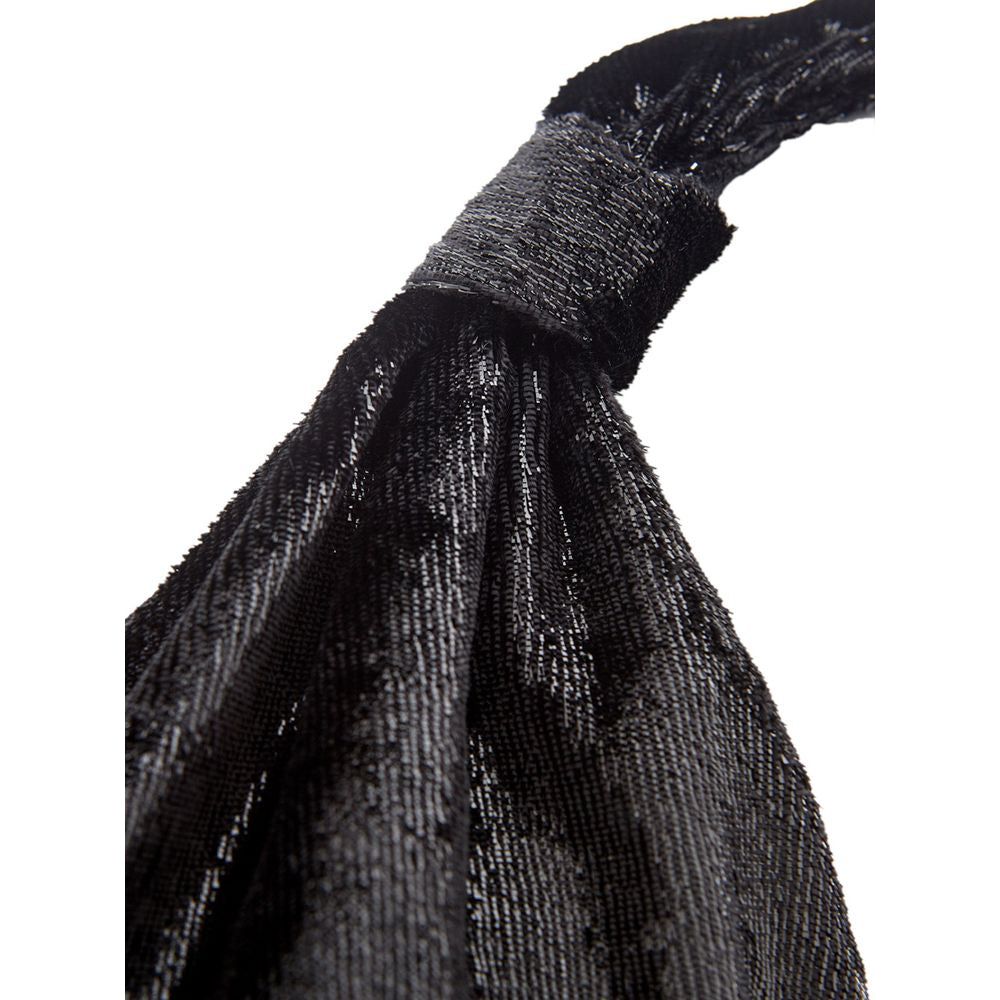 Lardini Elegant Polyester Black Dress Lardini Black