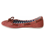 Pantofola D'Oro Scarlet Red Blue Stripe Flat Slip-On Shoes LA8322-39