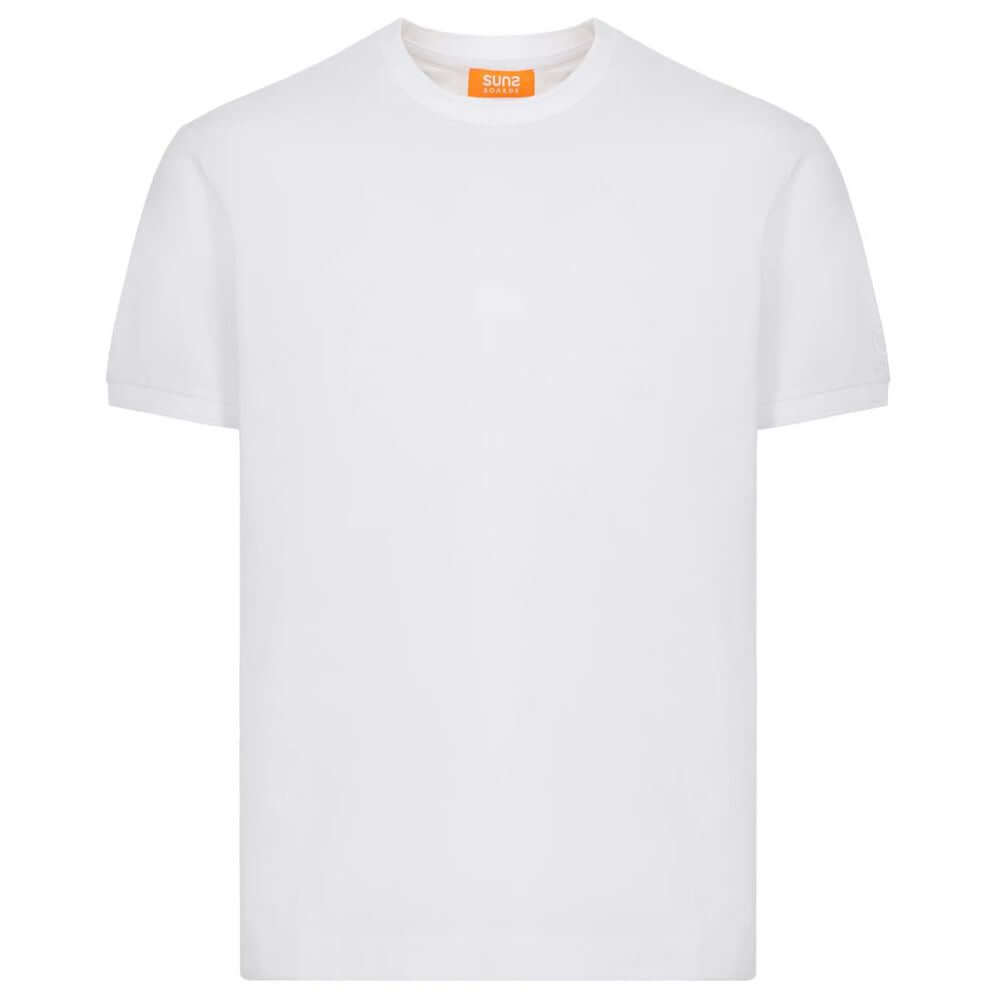Suns White Cotton T-Shirt
