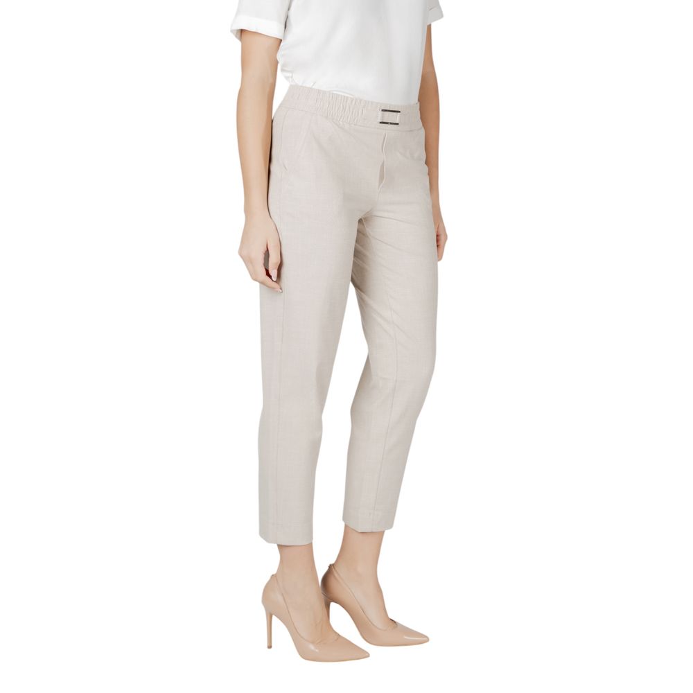 Street One Beige Viscose Jeans & Pant