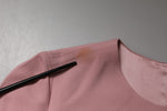 Dolce & Gabbana Pink A-line Flare Viscose 3/4 Sleeves Dress DR81522-40