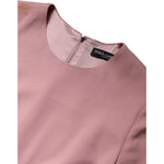 Dolce & Gabbana Pink A-line Flare Viscose 3/4 Sleeves Dress DR81522-40