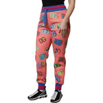 Dolce & Gabbana Pink Logo Monogram Jogger Sweatpants Pants PAN74937-36