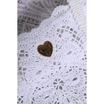 Dolce & Gabbana White Cordonetto Lace Beatrice Tote Shopping Bag BAG4397
