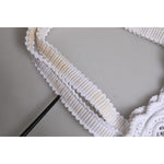 Dolce & Gabbana White Cordonetto Lace Beatrice Tote Shopping Bag BAG4397