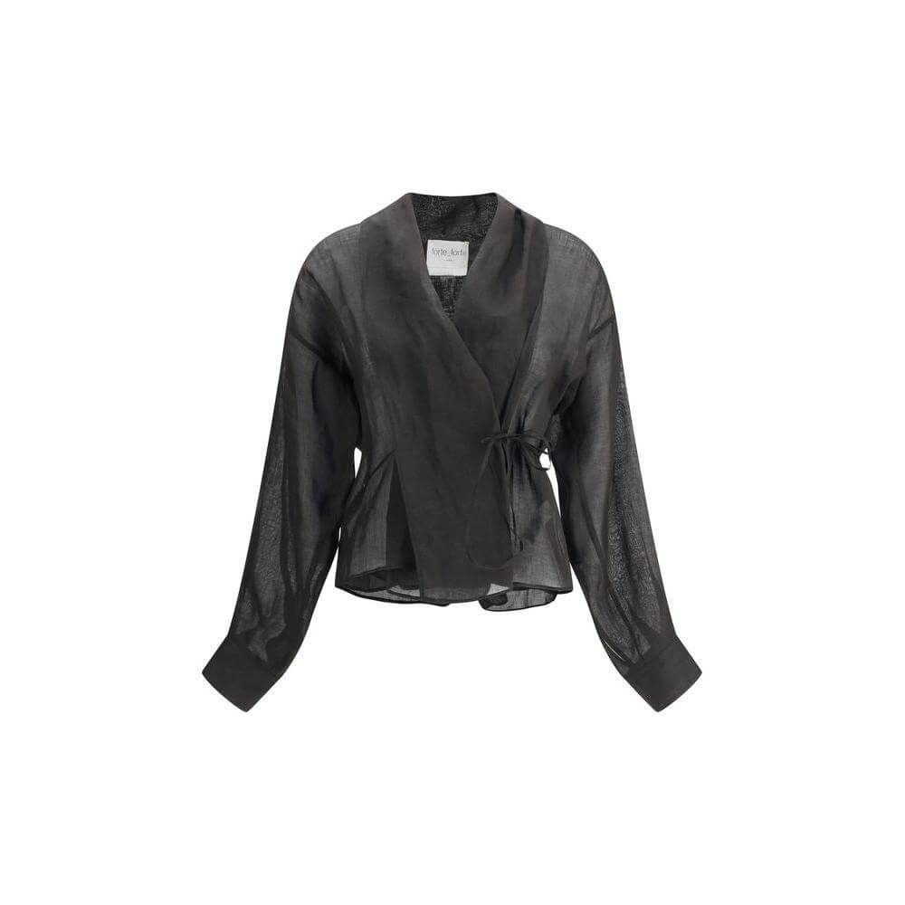 Forte_Forte Crossed Shirt Forte_Forte Dark Slate Gray