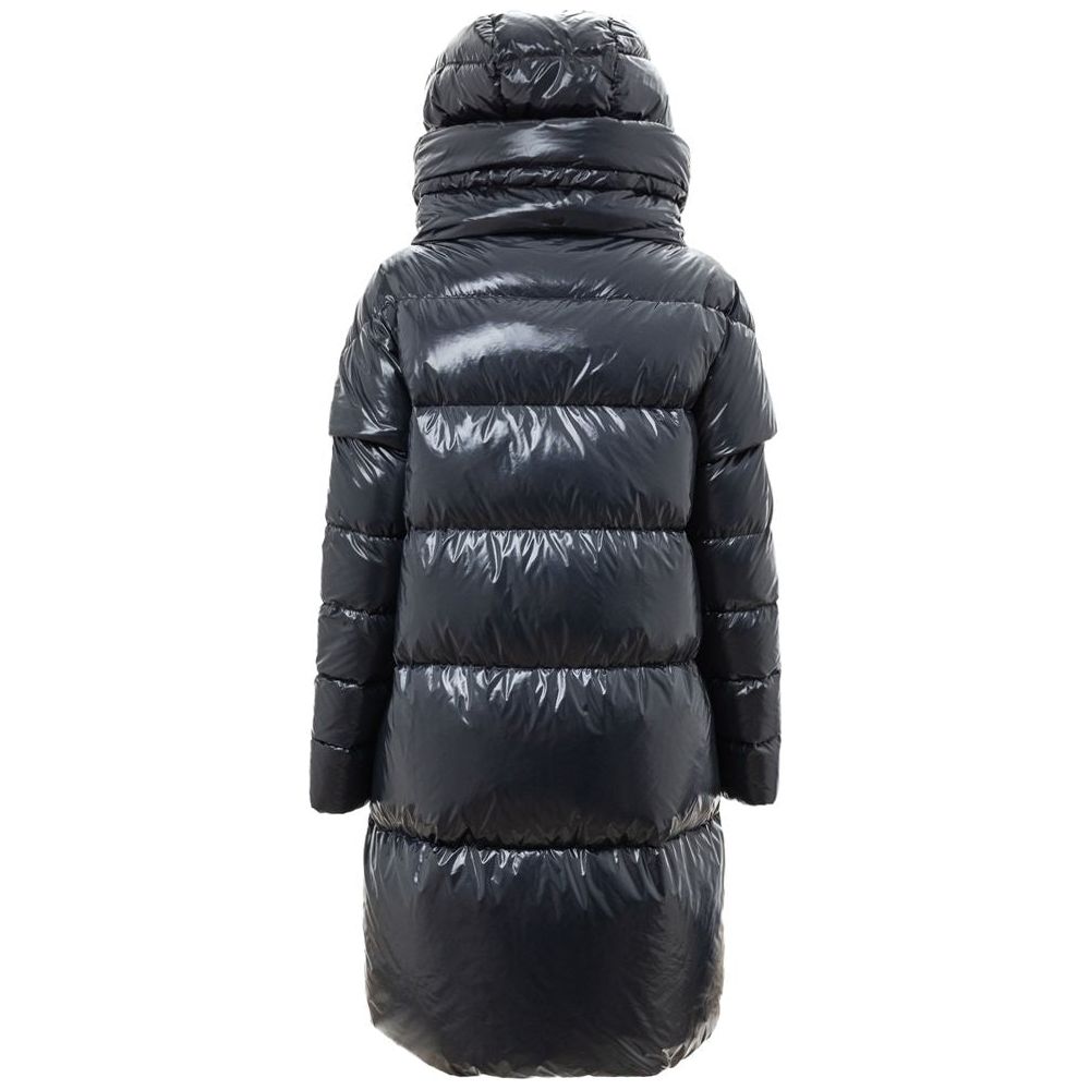 Herno Blue Polyamide Jackets & Coat Herno Dark Slate Gray