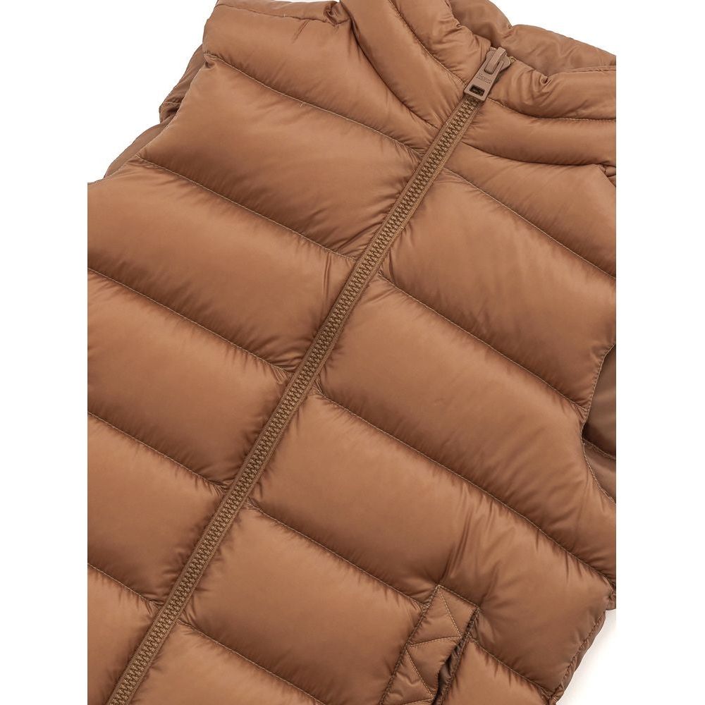 Herno Brown Polyamide Vest Herno Sienna