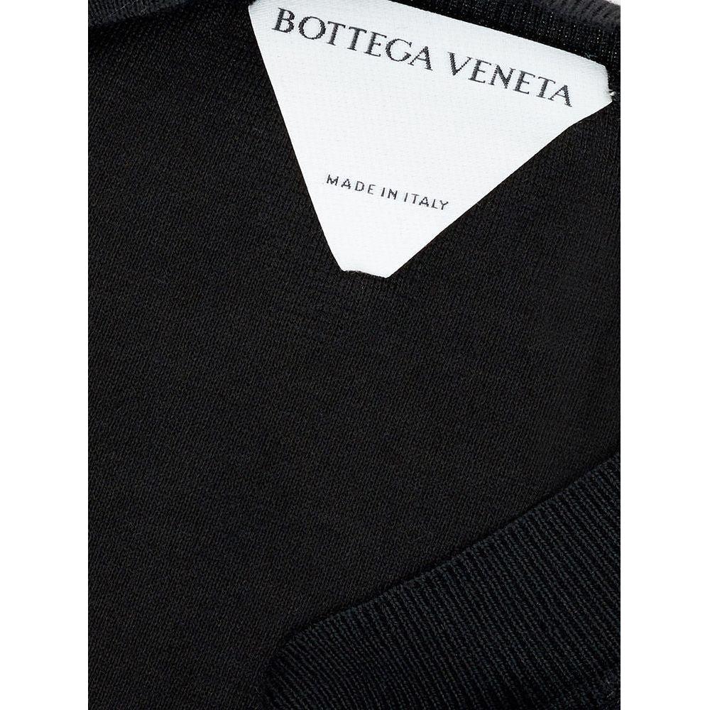 Bottega Veneta Black Cashmere Tops & T-Shirt Bottega Veneta Black