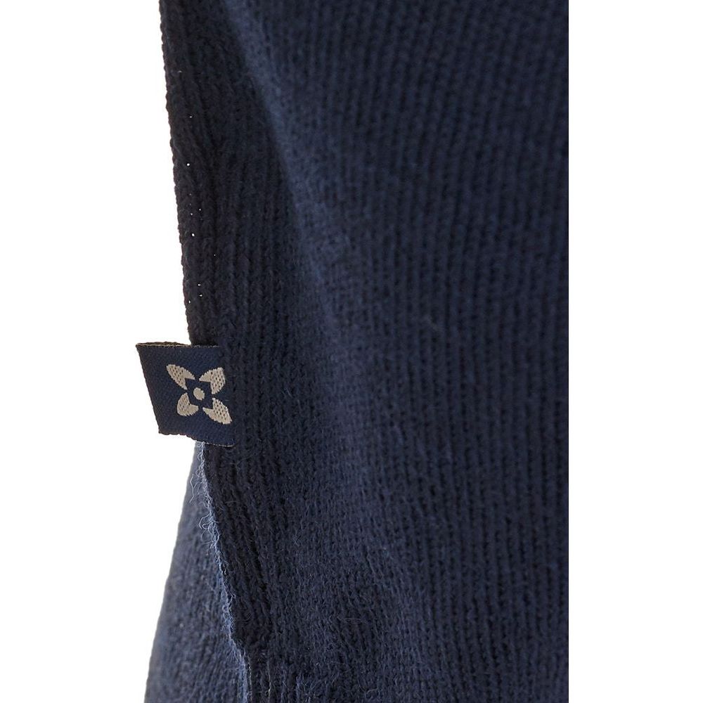 FERRANTE Elegant Woolen Italian Crafted Men's Sweater FERRANTE Dark Slate Gray