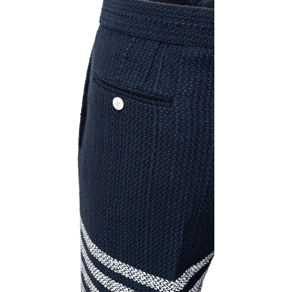 Thom Browne Elevate Your Style with Sleek Acrylic Pants Thom Browne Dark Slate Gray