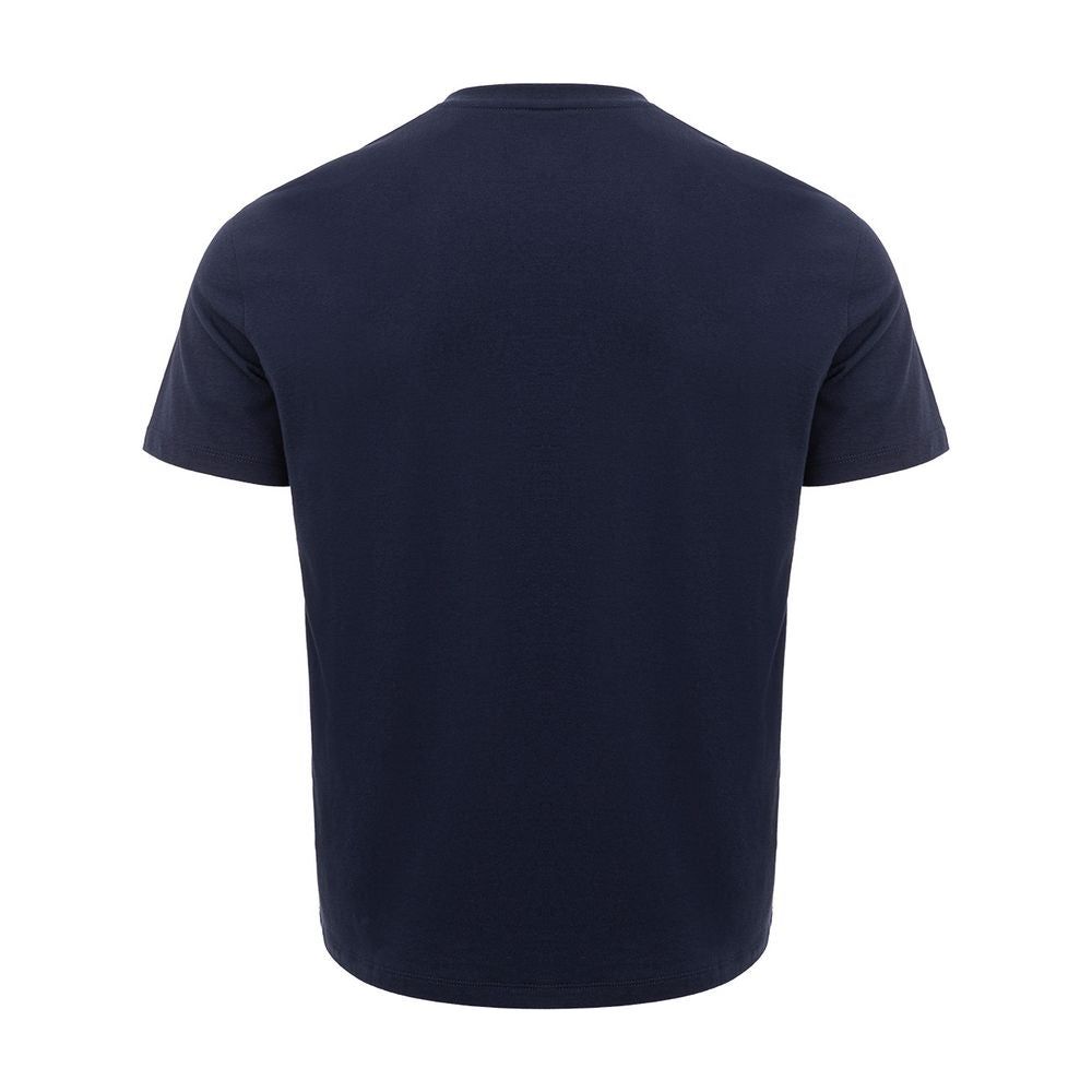 Armani Exchange Sleek Blue Cotton Tee for Men Armani Exchange Dark Slate Gray