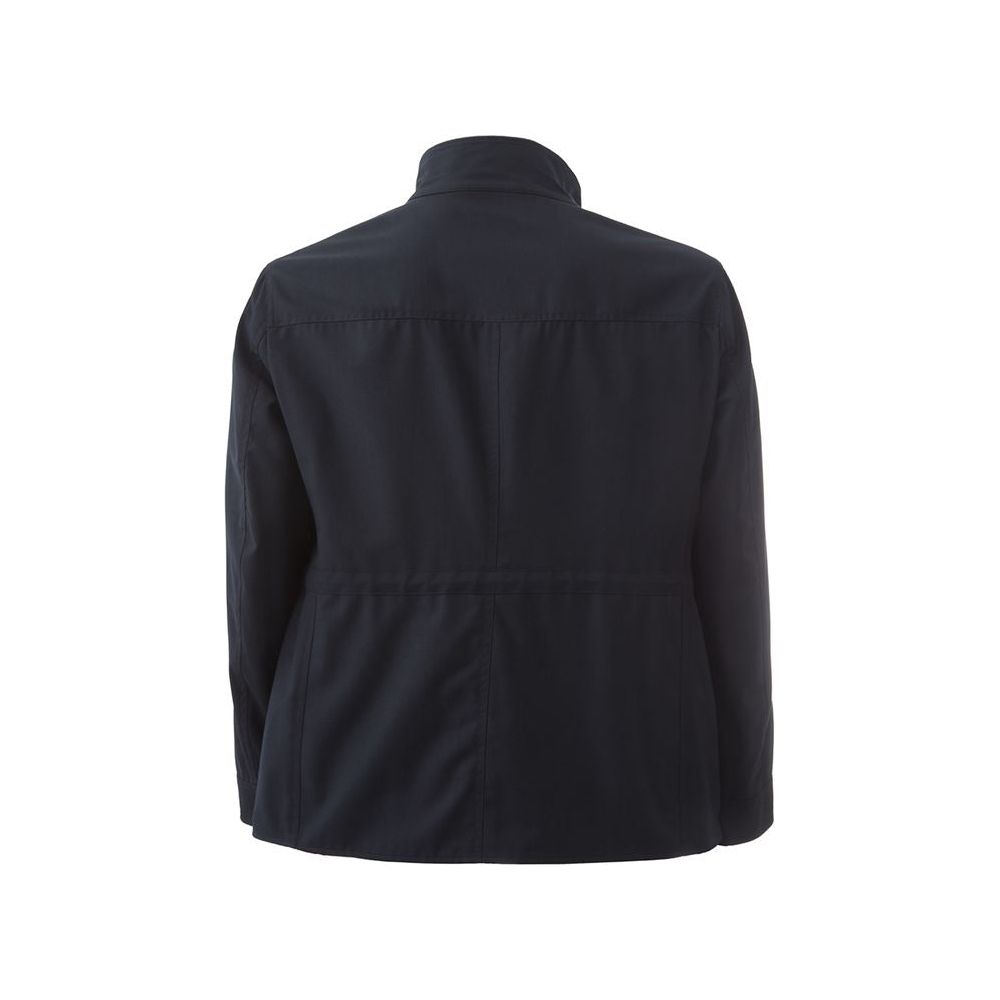 Lardini Elegant Wool Blend Men's Jacket Lardini Dark Slate Gray