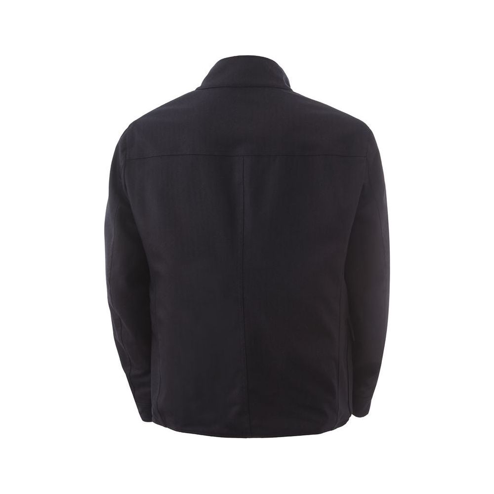 Lardini Elegant Wool Blend Men's Jacket Lardini Dark Slate Gray