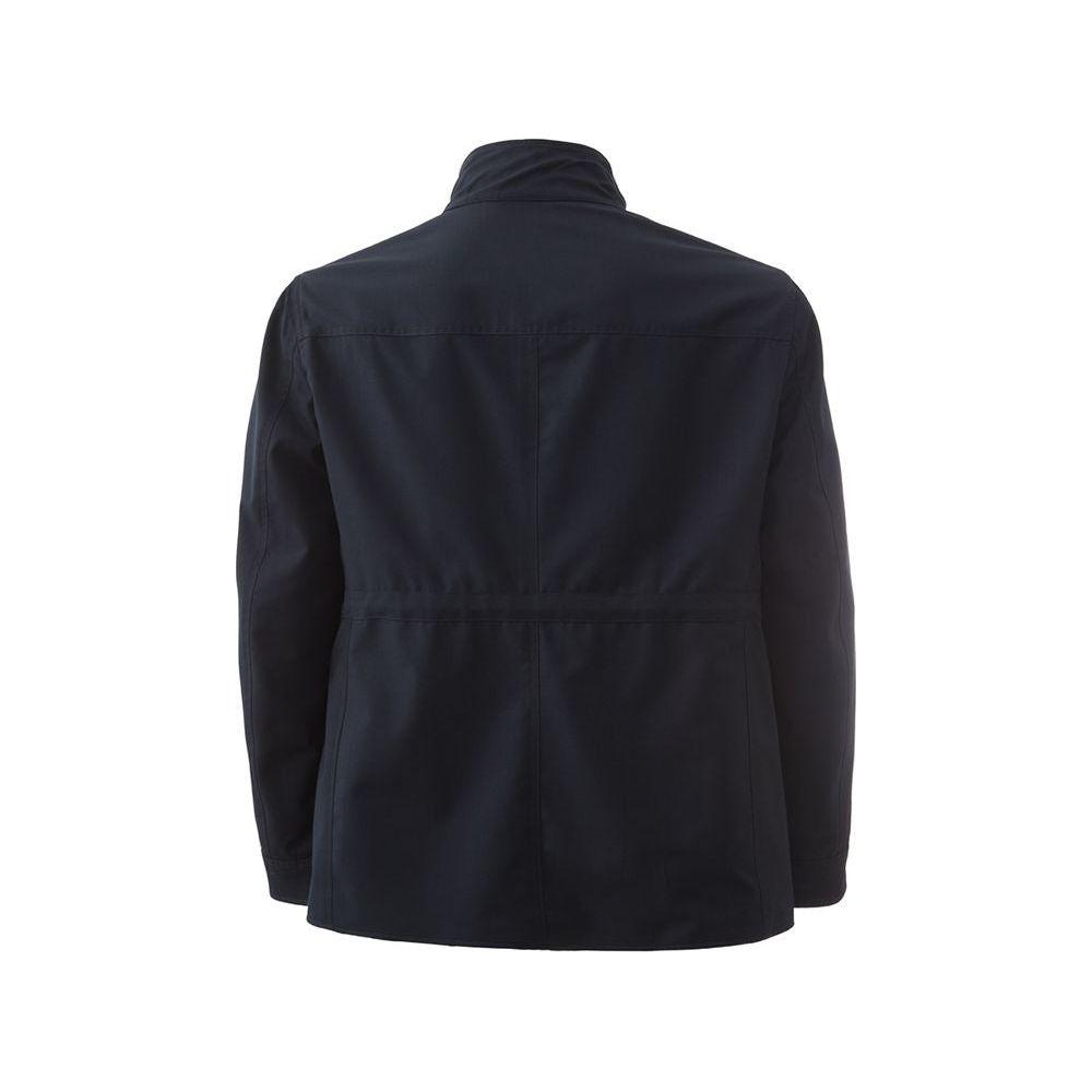 Lardini Elegant Wool Blue Jacket for Men Lardini Dark Slate Gray