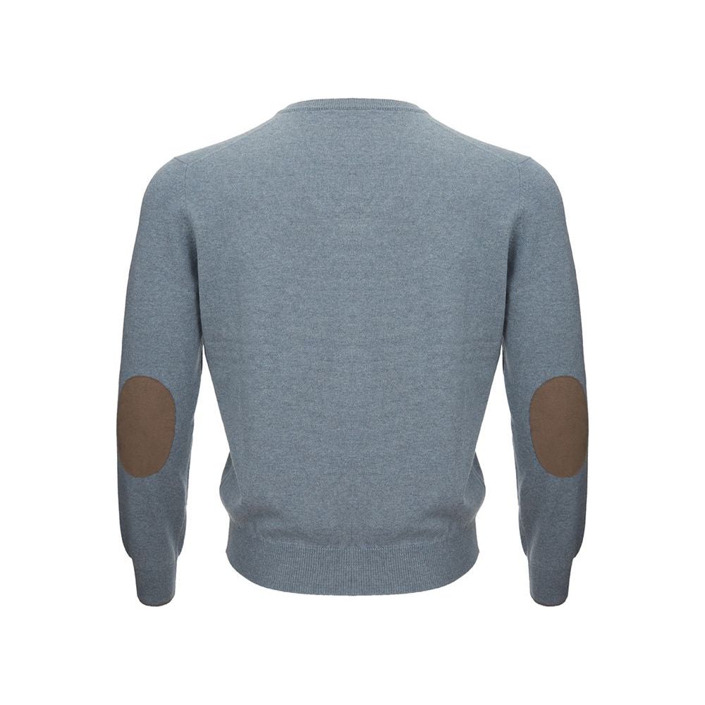 Gran Sasso Elegant Cashmere Sweater in Chic Gray Gran Sasso Slate Gray