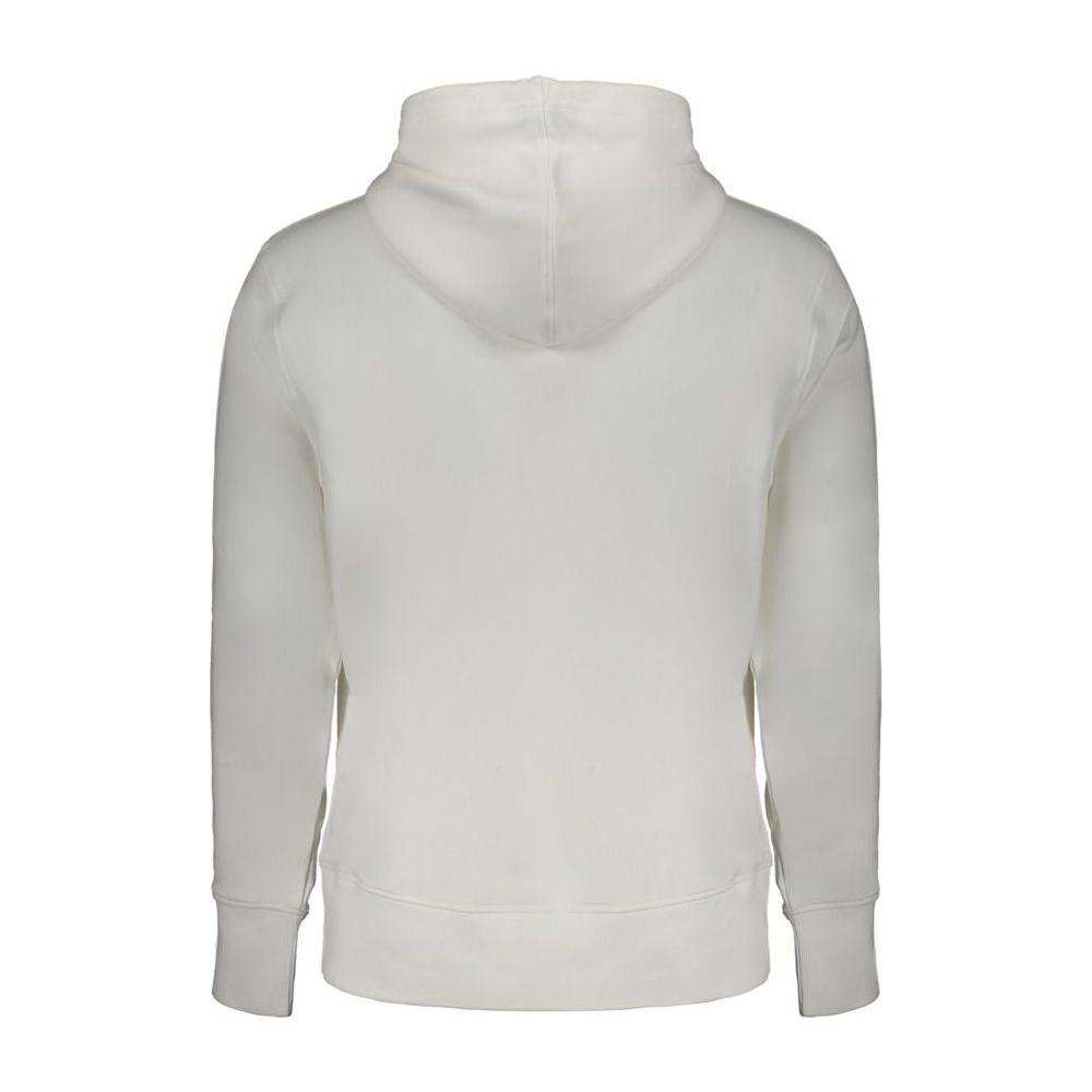 Calvin Klein White Cotton Sweater Calvin Klein Gray