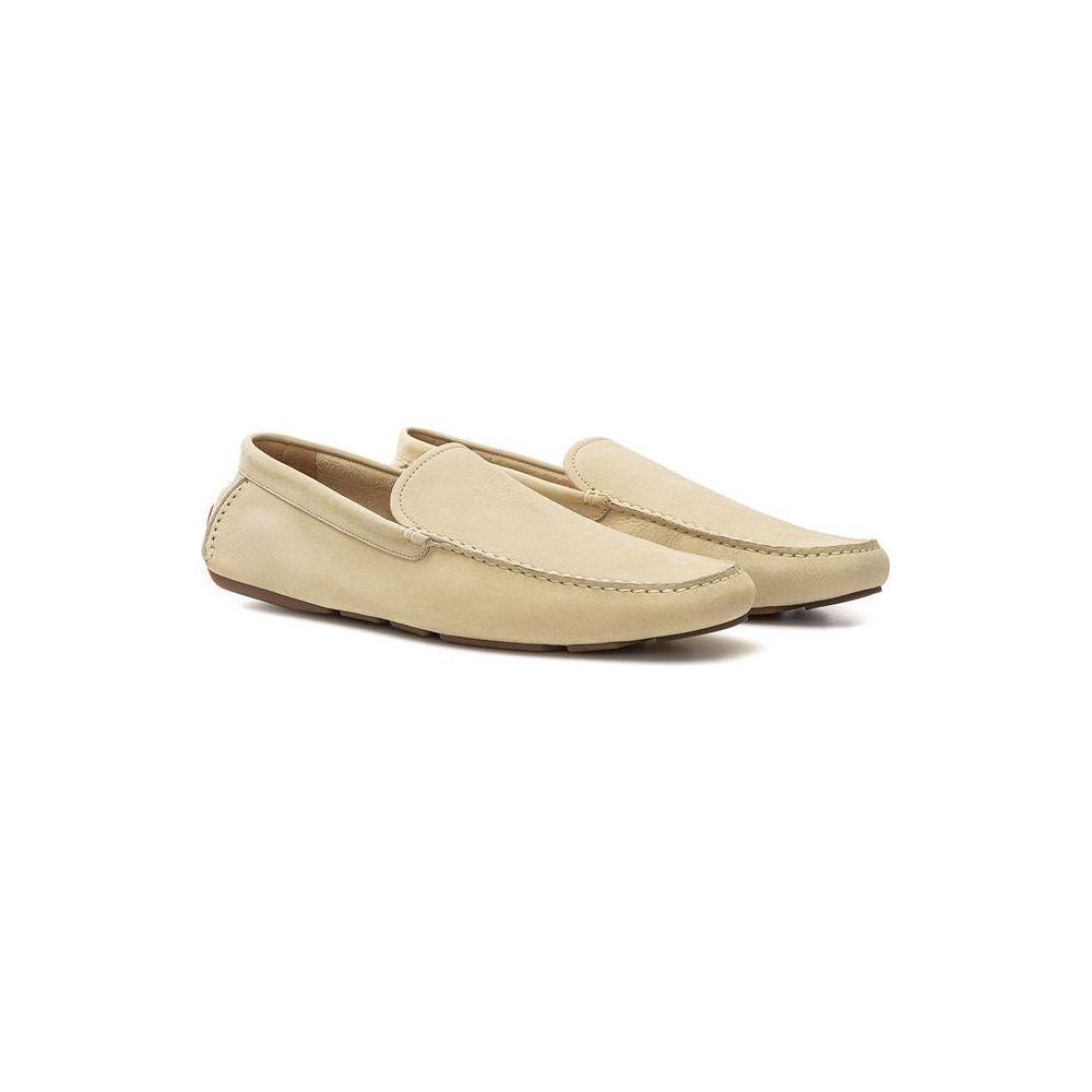 Bally Beige Leather Loafer Bally Tan