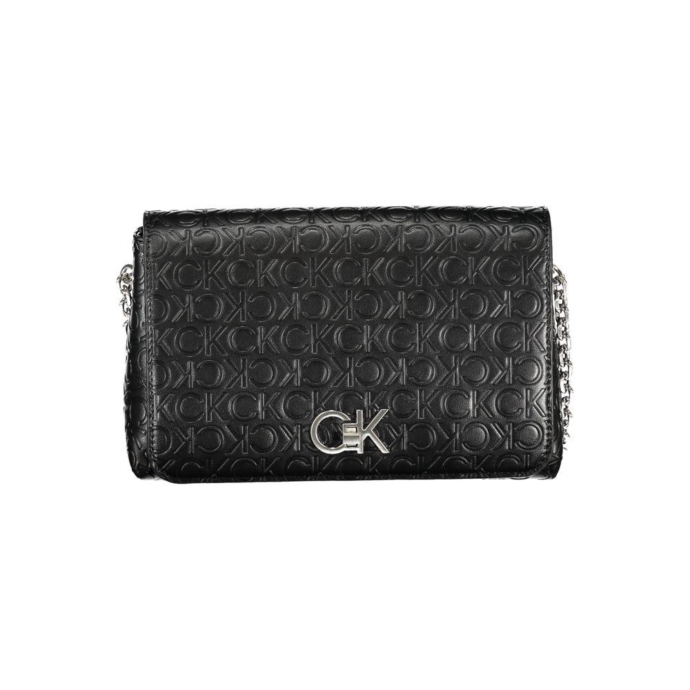 Calvin Klein Black Polyester Handbag Calvin Klein Dark Slate Gray