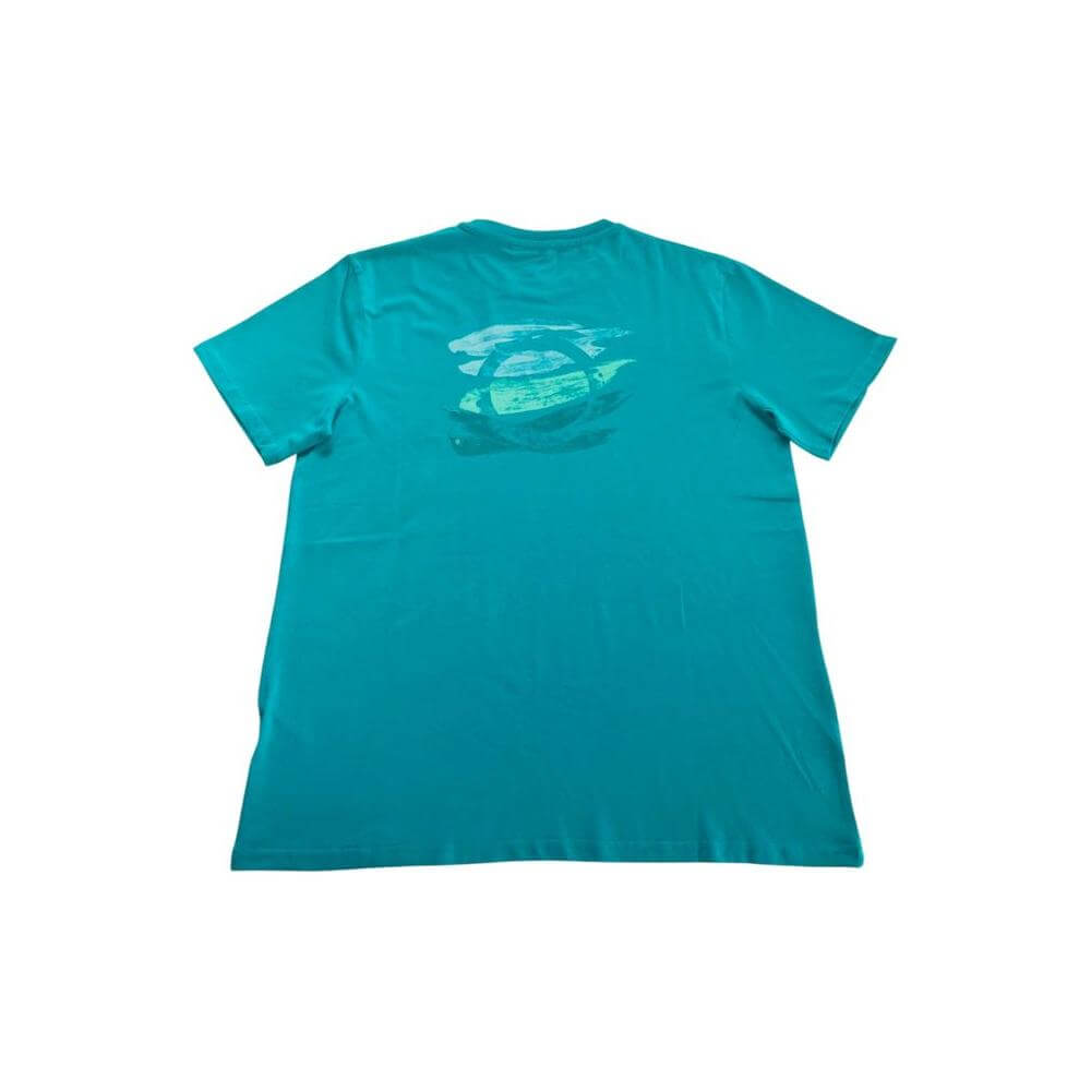 Trussardi Beachwear Light Blue Cotton Men T-Shirt