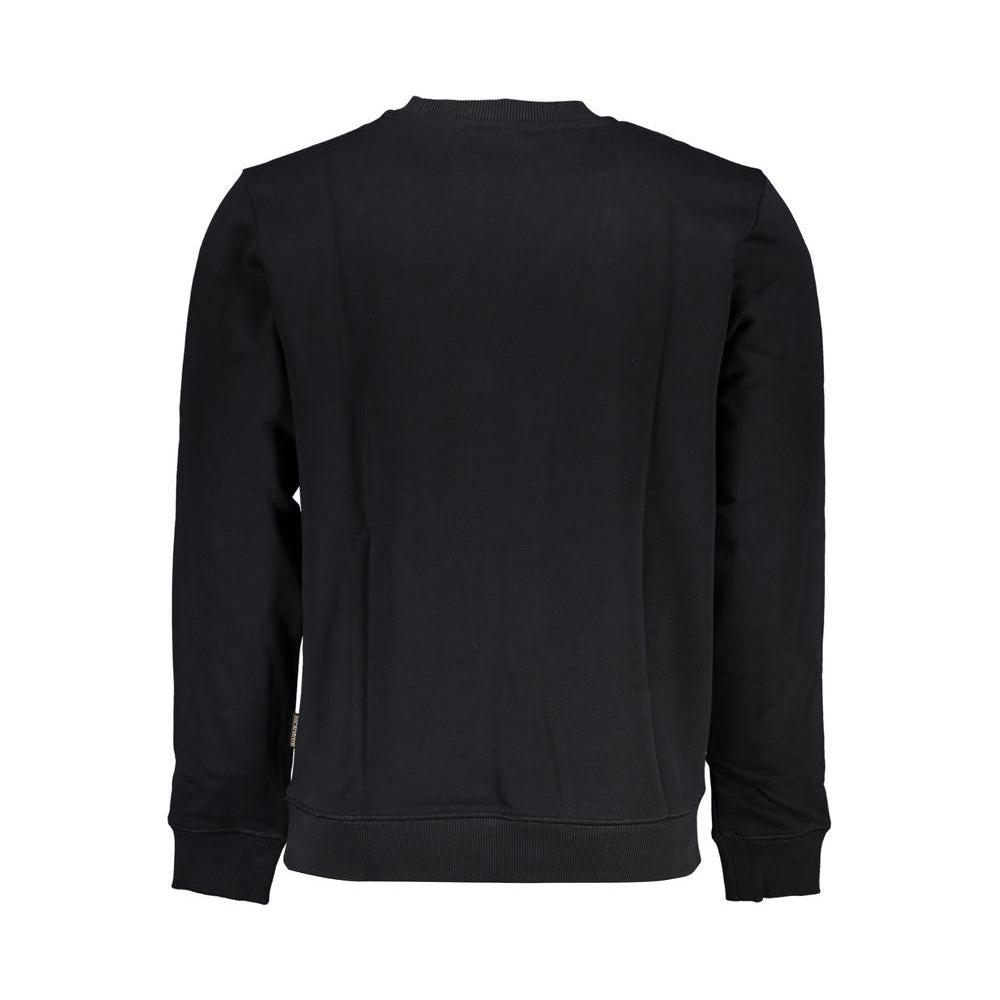 Napapijri Black Cotton Men Sweater Napapijri Black