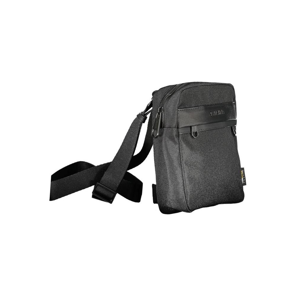 Calvin Klein Black Polyester Men Shoulder Bag Calvin Klein Dark Slate Gray