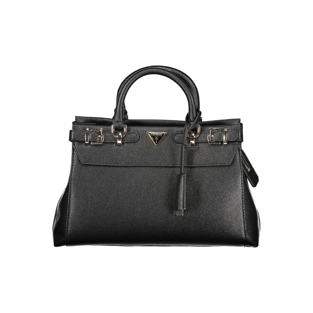 Guess Jeans Black Polyethylene Women Handbag Guess Jeans Dark Slate Gray
