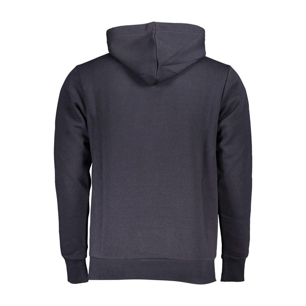 U.S. Grand Polo Blue Hooded Sweatshirt with Embroidery U.S. Grand Polo Dark Slate Gray