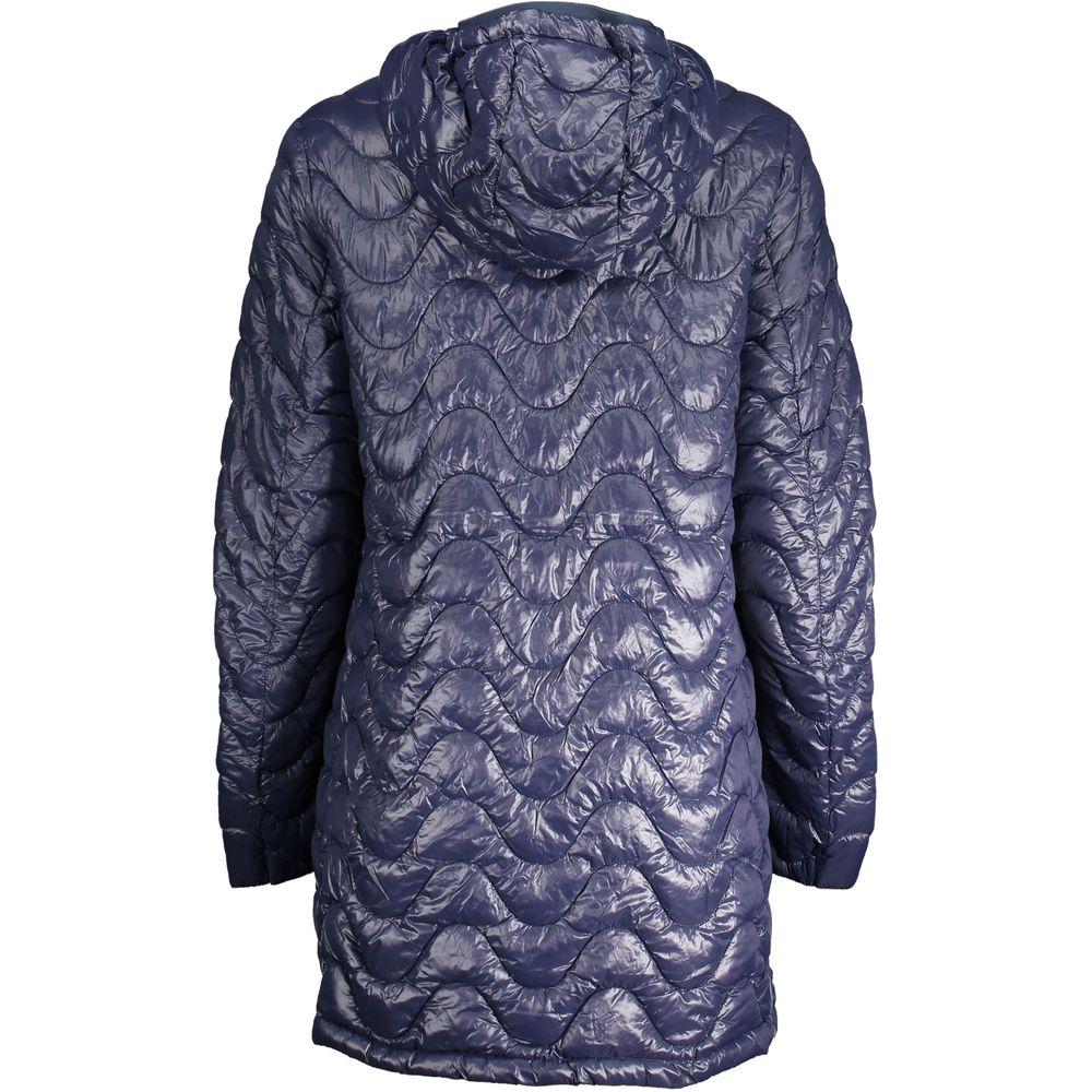 K-WAY Blue Polyamide Jackets & Coat K-WAY Dim Gray